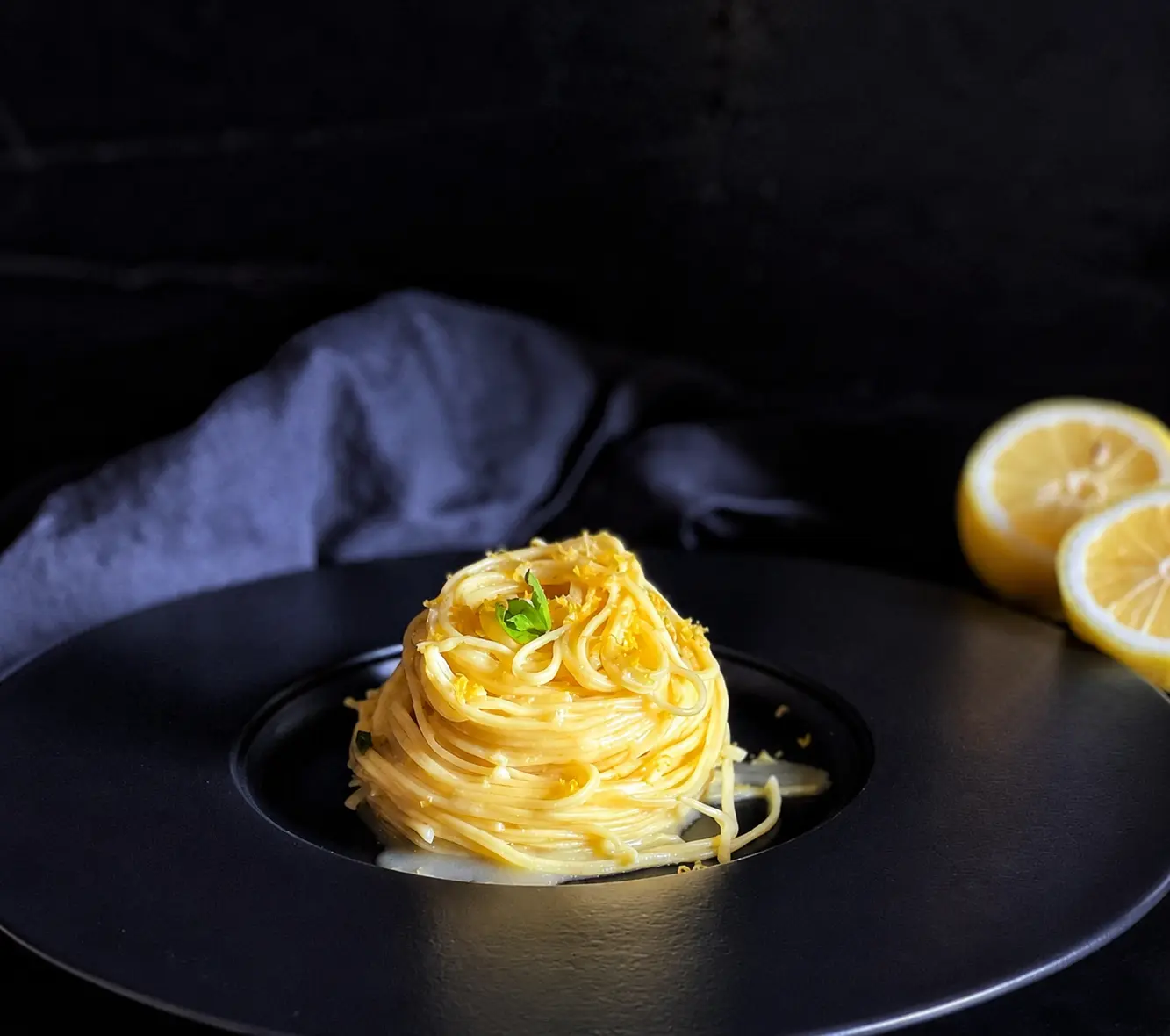 Tagliolini citron de Menton et bottarga – spécialité exclusive du restaurant Fourchette et Couteau